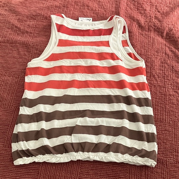 Women’s size 38 trs by Truworth lined Striped Sleeveless tank top - Picture 12 of 14